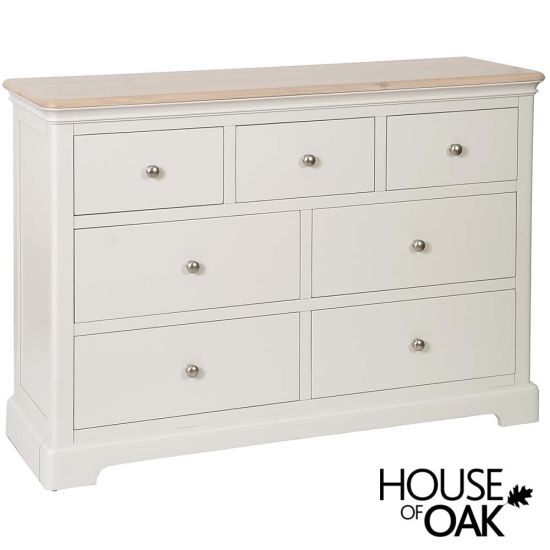 Cornwall Oak 3 Over 4 Chest of Drawers Available in 2 Colours