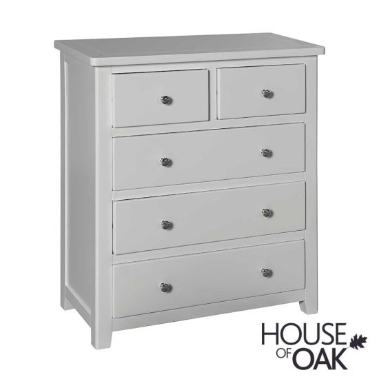 Cotswold Pebble Grey 2 Over 3 Chest of Drawers