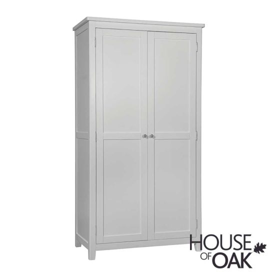 Cotswold Pebble Grey 2 Door Wardrobe