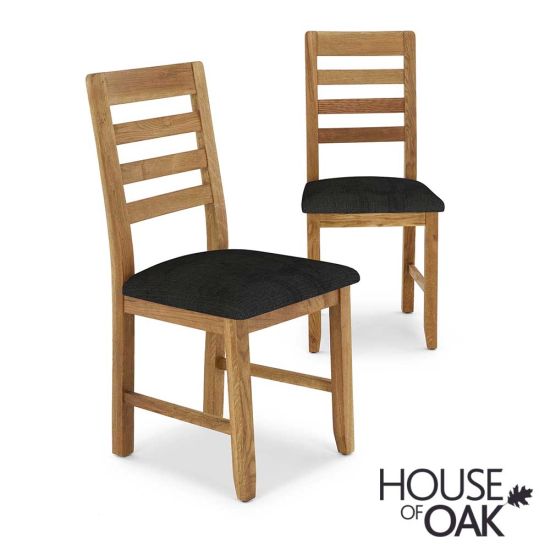 Crescent Oak Dining Chair Victoria Steel Seat Pad