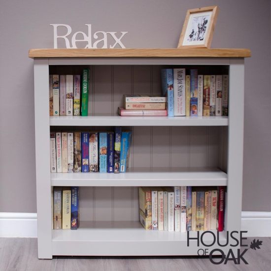 Diamond Grey Small Bookcase