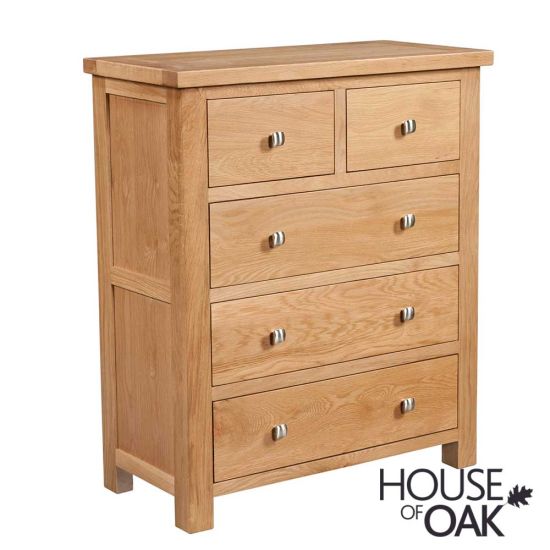 Keswick Oak 2 Over 3 Chest of Drawers