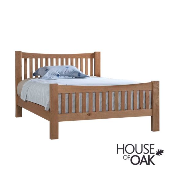 Keswick Oak 4FT 6'' Double Bed