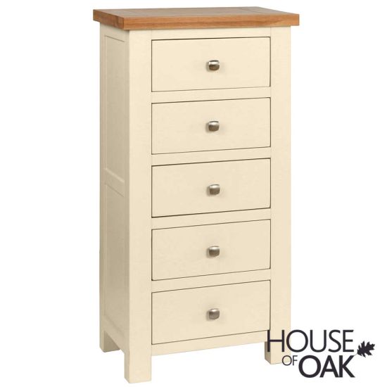 Keswick Painted 9 Colour Choice - Narrow Chest of Drawers