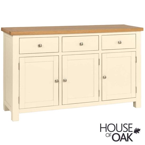 Keswick Painted 9 Colour Choice - 3 Door 3 Drawer Sideboard