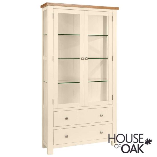 Keswick Painted 9 Colour Choice - Glass Display Cabinet