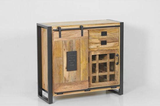 Forge Industrial Furniture Bar Cabinet