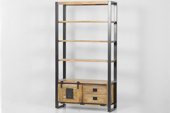 Forge Industrial Furniture Tall Bookcase