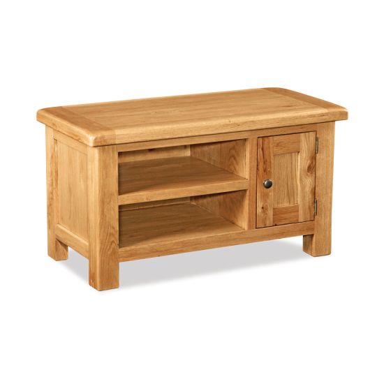 Oxford Oak Small TV Unit with Door