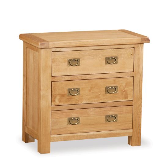 Oxford Oak Chest of 3 Drawers