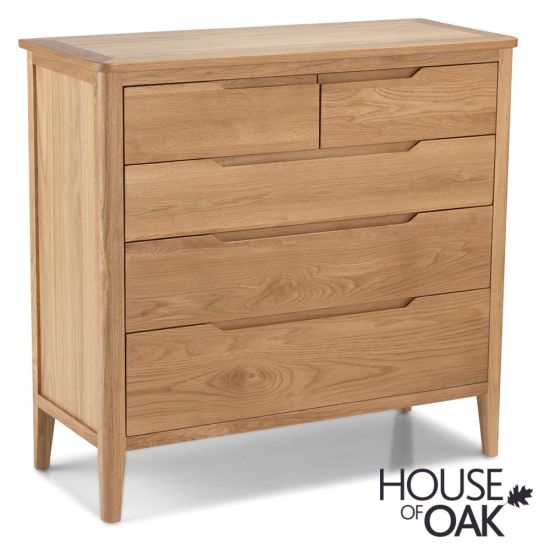 Copenhagen Oak 2 Over 3 Chest of Drawers
