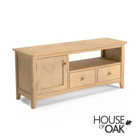 Malmo Oak Wide TV Cabinet