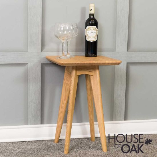 Hudson Oak Square Wine Table