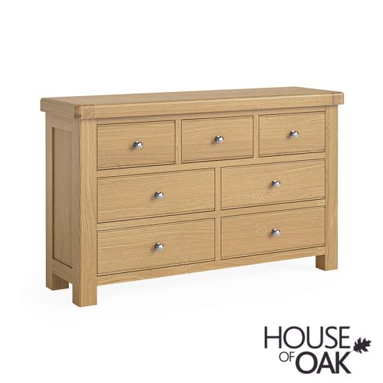 London Oak Chest Of Drawers Large