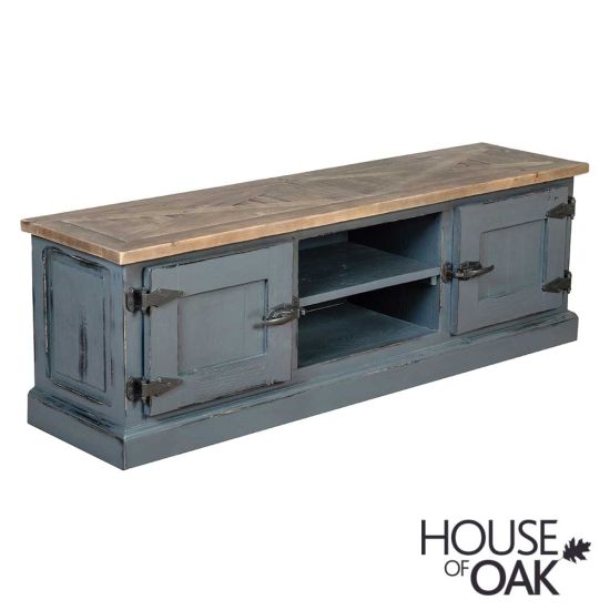 Normandy Reclaimed Pine Large TV Cabinet