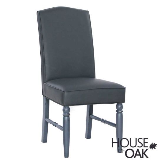 Henley Upholstered Chair in Grey