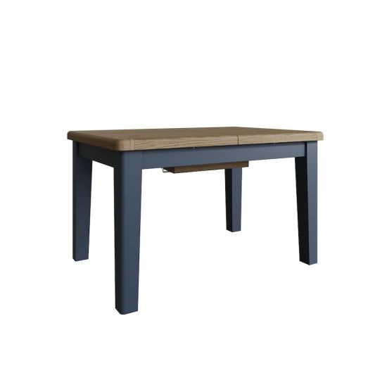 Chatsworth Oak  in Royal Blue 130cm Extending Dining Table