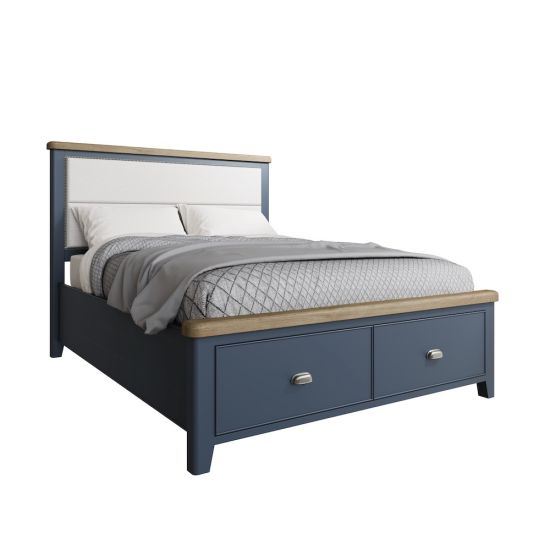 Oak Beds Bed Frames Solid Wood, Upholstered King Bed Frame With Storage Drawers Uk