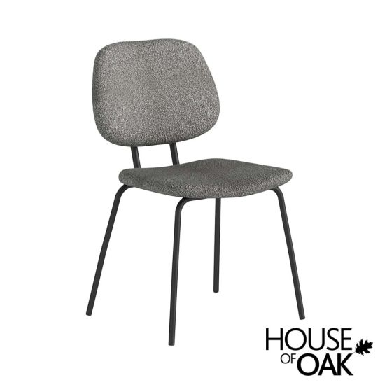 Soho Dining Chair in Boucle Grey