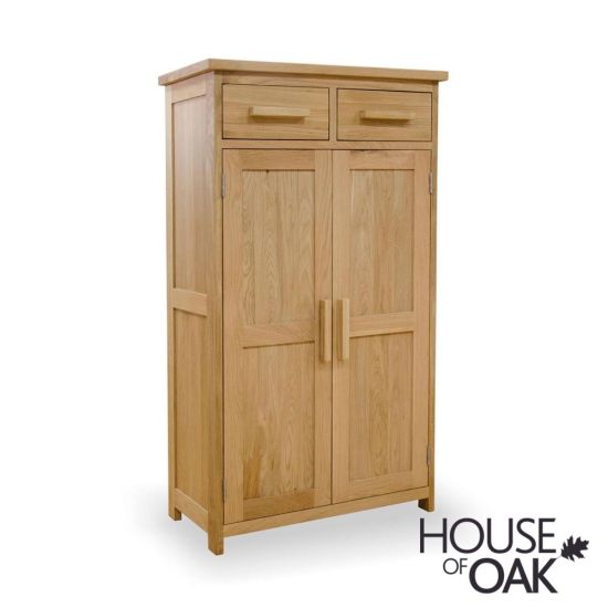 Opus Solid Oak Shoe Cupboard