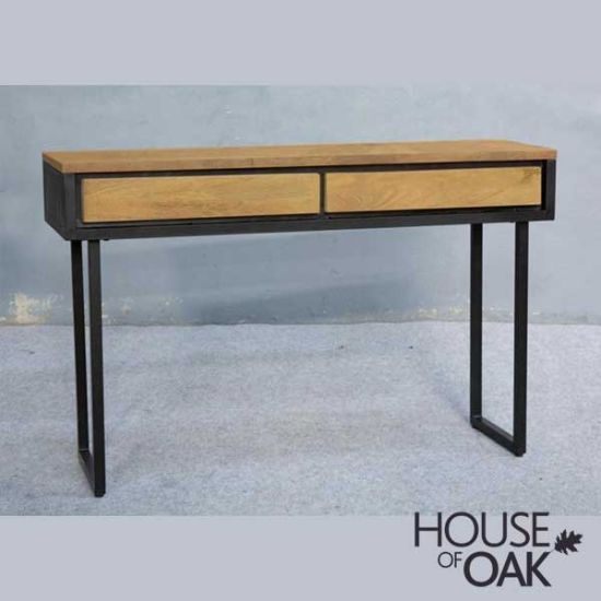 Java Natural Line - Solid Mango 2 Drawer Console Table 
