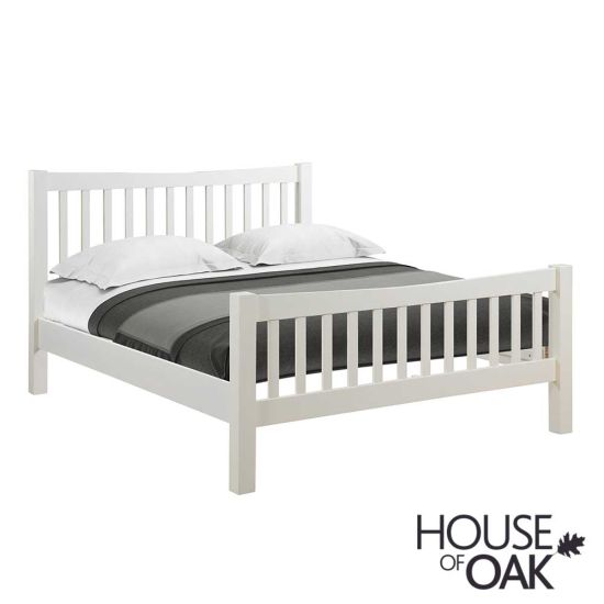 Oak Beds Bed Frames Solid Wood, White Wooden King Size Bed Frame Argos