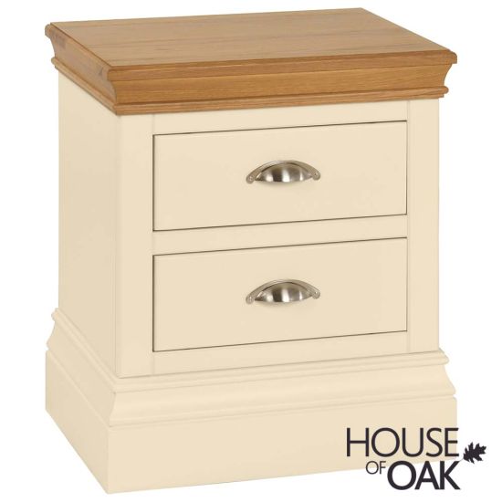 Ambleside Painted Choice of 9 Colours - 2 Drawer Bedside Cabinet 