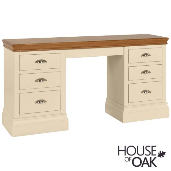 Ambleside Painted Choice of 9 Colours - Double Pedestal Dressing Table