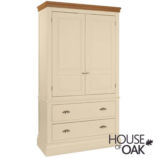 Ambleside Painted Choice of 9 Colours - 2 Drawer Double Wardrobe