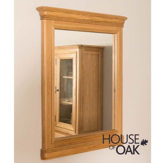 Lyon Oak Wall Mirror Vertical