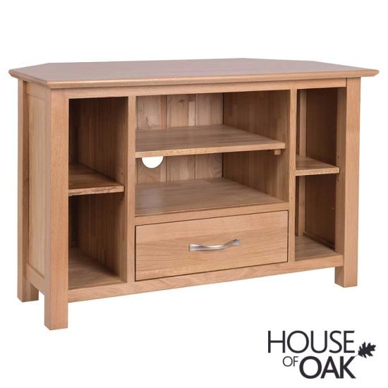 Coniston Solid Oak Corner TV Cabinet
