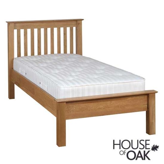 Coniston Solid Oak 3FT Low Foot End Single Bed 