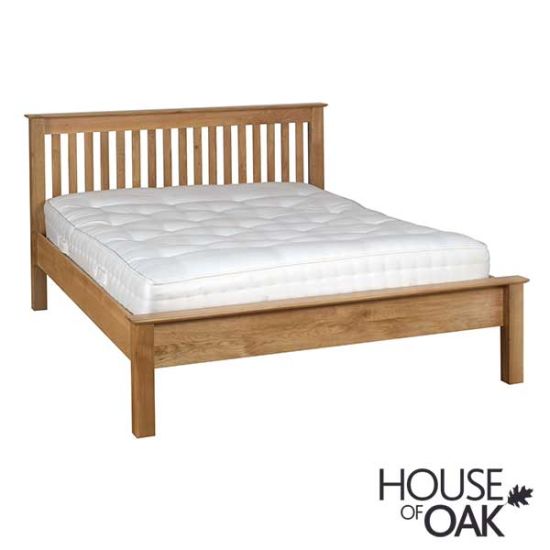 Coniston Solid Oak 5FT Low Foot End King Size Bed