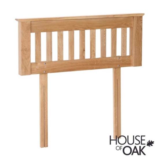 Coniston Solid Oak 5FT King Size Headboard