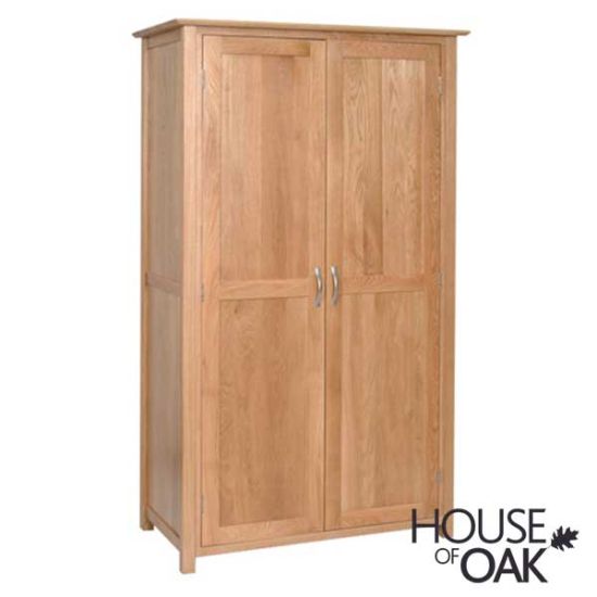 Coniston Solid Oak Double Wardrobe