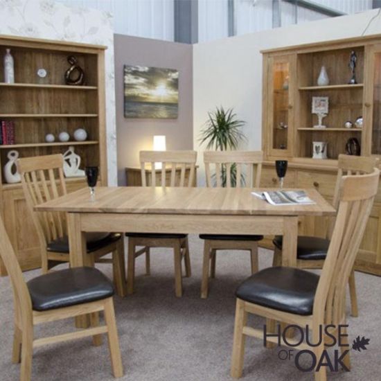 Opus Solid Oak 142cm Extending Table