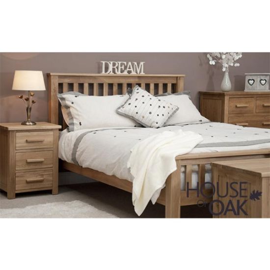 Opus Solid Oak 5FT King Size Bed