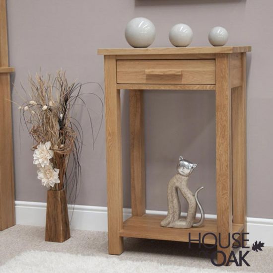 Opus Solid Oak Small Hall Table