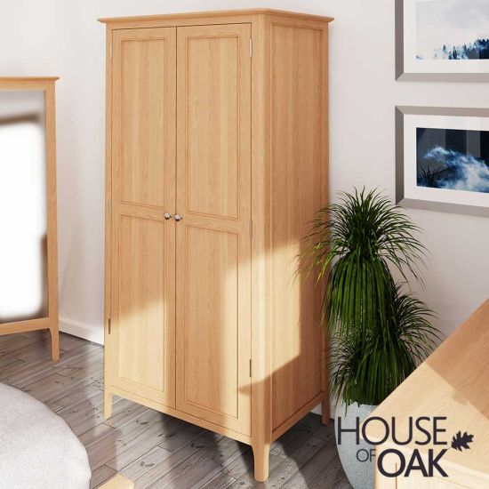 Oslo Oak Full Hanging Wardrobe