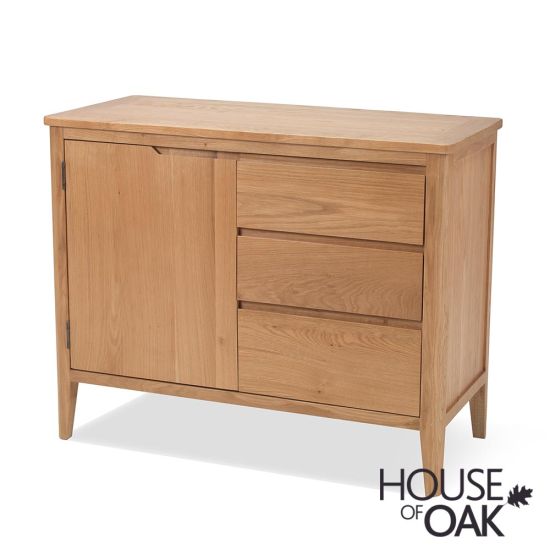 Copenhagen Oak Small Sideboard with Drawers