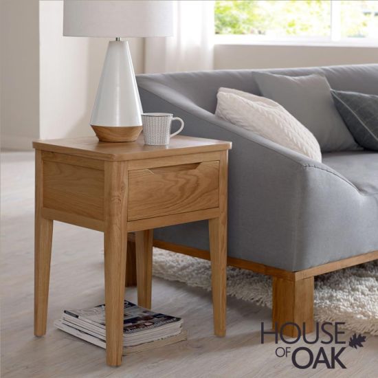 Copenhagen Oak Lamp Table 