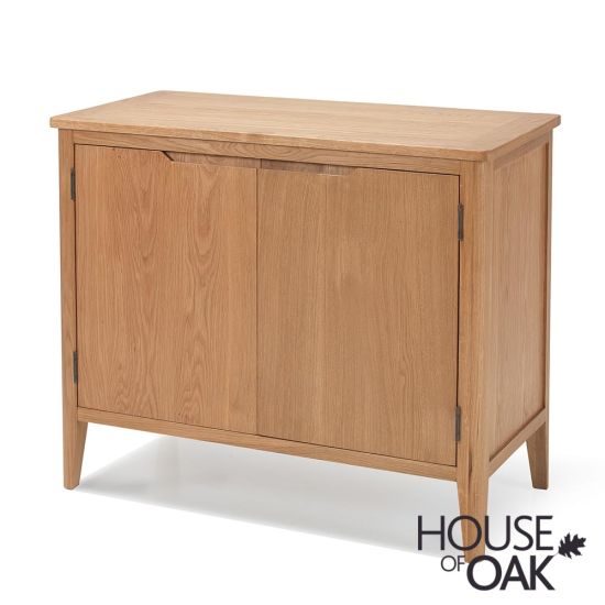 Copenhagen Oak Small Sideboard with Doors