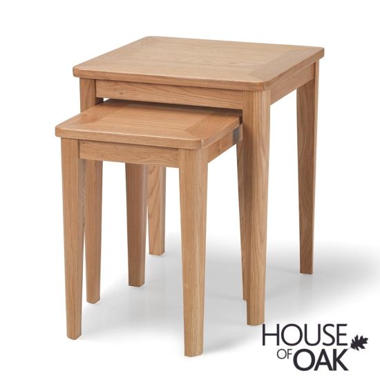 Copenhagen Oak Nest of 2 Tables