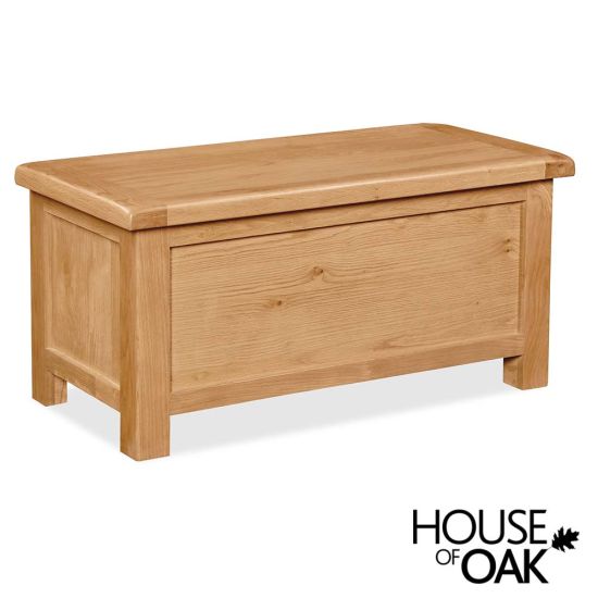 Oxford Oak Blanket Box