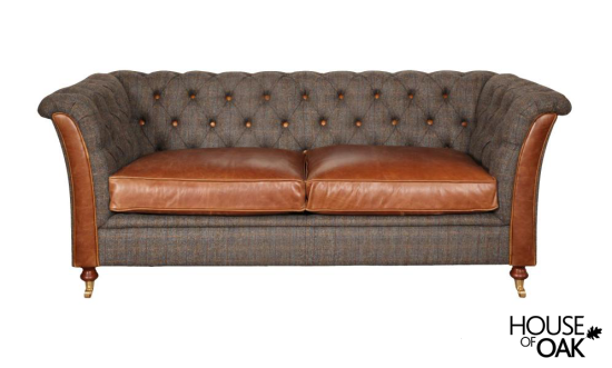 Granby 2 Seater Sofa in Moreland Harris Tweed