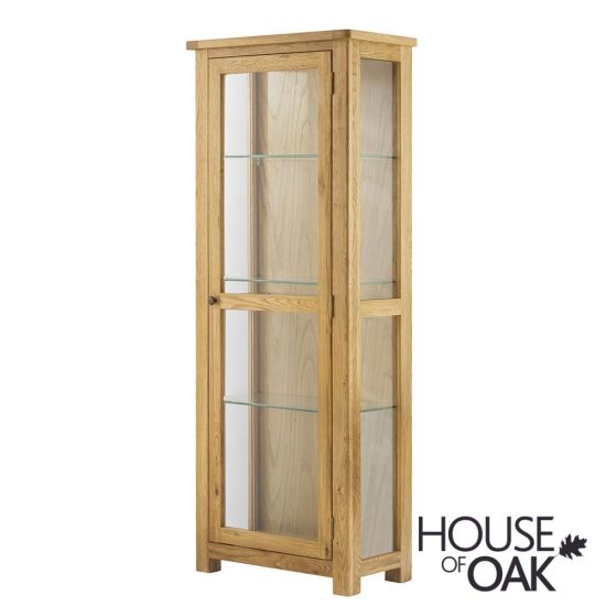 Portman Glass Display Cabinet in Oak