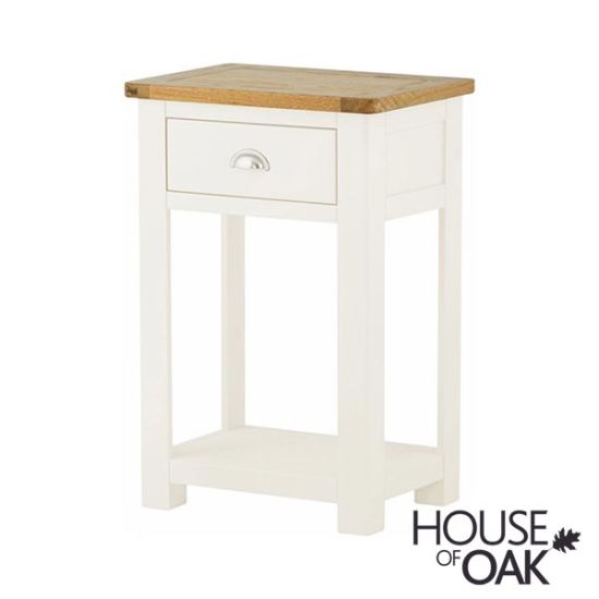Portman Painted 1 Drawer Console Table in White
