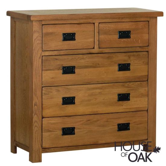 Farmhouse Oak 3+2 Chest of Drawers