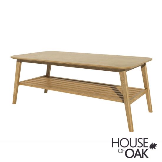 Scandic Solid Oak 4FT x 2FT Coffee Table
