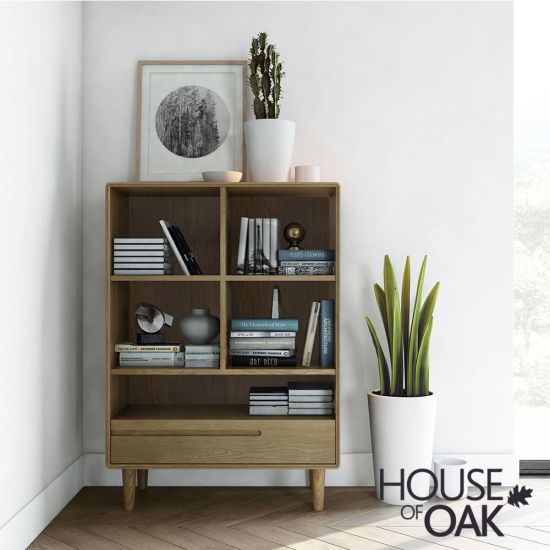 Scandic Solid Oak - Small Bookcase
